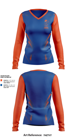 Womens Long Sleeve Vneck Shirt, Catskill Volleyball, Women's Volleyball, Teamtime, Team time, sublimation, custom sports apparel, team uniforms, spirit wear, spiritwear, sports uniforms, custom shirts, team store, custom team store, fundraiser sports, apparel fundraiser