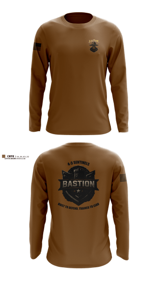 Long Sleeve Performance Shirt, 3 Squad, Legion Platoon, Army, Teamtime, Team time, sublimation, custom sports apparel, team uniforms, spirit wear, spiritwear, sports uniforms, custom shirts, team store, custom team store, fundraiser sports, apparel fundraiser