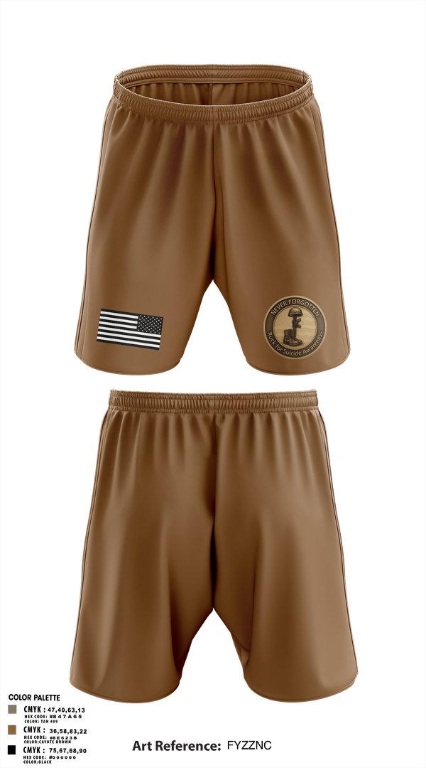 Athletic Shorts With Pockets, 7th Group, Army, Teamtime, Team time, sublimation, custom sports apparel, team uniforms, spirit wear, spiritwear, sports uniforms, custom shirts, team store, custom team store, fundraiser sports, apparel fundraiser