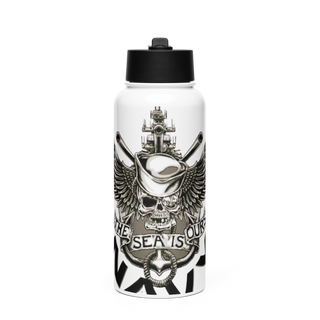 Motor City Ballers 65197084 Stainless Steel Water Bottle with a Straw Lid