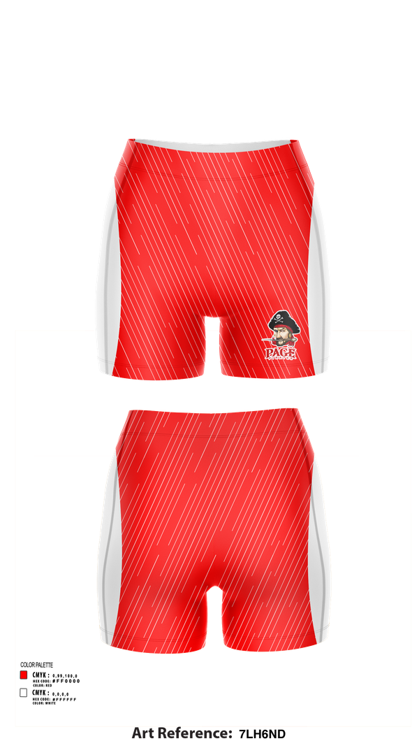 Womens Shorts, Page High School Volleyball, Women's Volleyball, Teamtime, Team time, sublimation, custom sports apparel, team uniforms, spirit wear, spiritwear, sports uniforms, custom shirts, team store, custom team store, fundraiser sports, apparel fundraiser