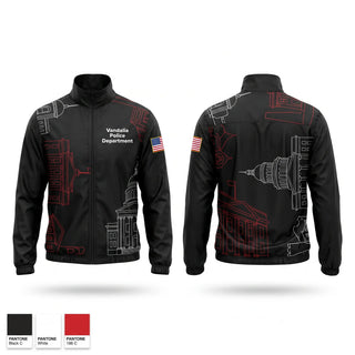 Windbreaker, Vandalia Police Department, Police, Teamtime, Team time, sublimation, custom sports apparel, team uniforms, spirit wear, spiritwear, sports uniforms, custom shirts, team store, custom team store, fundraiser sports, apparel fundraiser