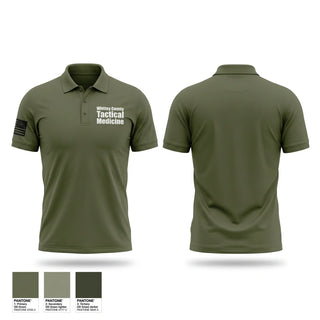 Short Sleeve Performance Polo, Whitley County Tactical Medicine, EMS/EMT, Teamtime, Team time, sublimation, custom sports apparel, team uniforms, spirit wear, spiritwear, sports uniforms, custom shirts, team store, custom team store, fundraiser sports, apparel fundraiser