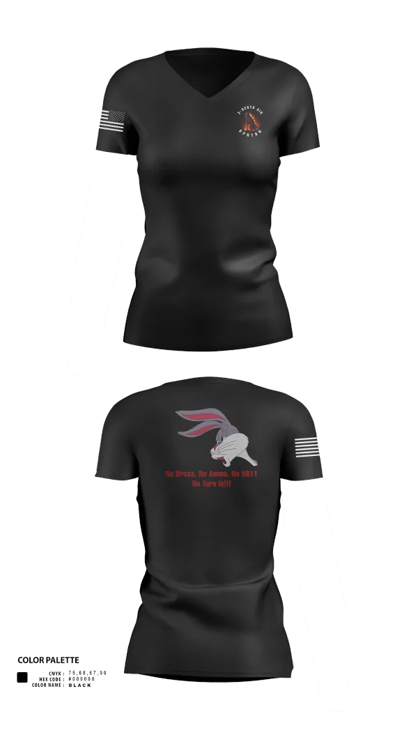 Womens Short Sleeve Vneck Shirt, H Co, 2-325TH AIR, , Teamtime, Team time, sublimation, custom sports apparel, team uniforms, spirit wear, spiritwear, sports uniforms, custom shirts, team store, custom team store, fundraiser sports, apparel fundraiser