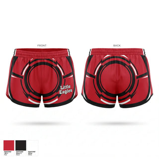 Womens Shorts, Little Eagles, Wrestling, Teamtime, Team time, sublimation, custom sports apparel, team uniforms, spirit wear, spiritwear, sports uniforms, custom shirts, team store, custom team store, fundraiser sports, apparel fundraiser