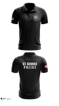 St. George police dept Short Sleeve Performance Polo - 4