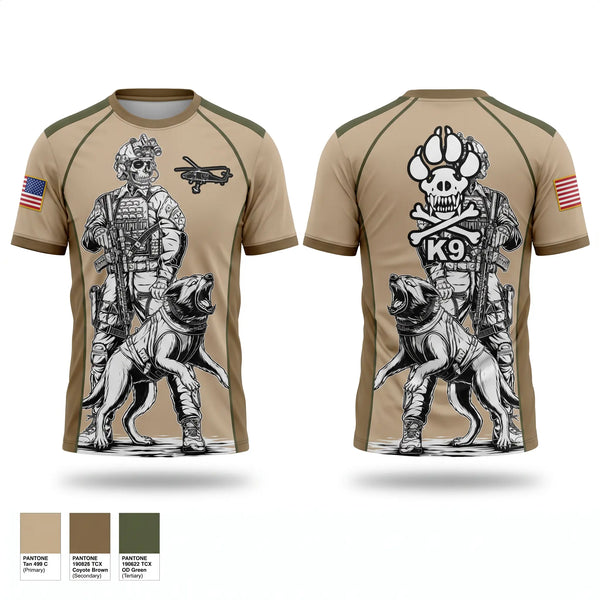 Short Sleeve Performance Shirt, 39 SFS K9, Air Force, Teamtime, Team time, sublimation, custom sports apparel, team uniforms, spirit wear, spiritwear, sports uniforms, custom shirts, team store, custom team store, fundraiser sports, apparel fundraiser