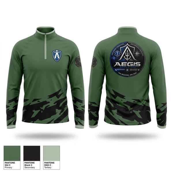 Quarter Zip Jacket, AEGIS Group USA, Police, Teamtime, Team time, sublimation, custom sports apparel, team uniforms, spirit wear, spiritwear, sports uniforms, custom shirts, team store, custom team store, fundraiser sports, apparel fundraiser