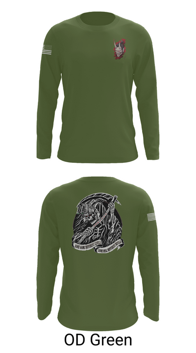 112th, 1/1 BN CRDT 19582480 Long Sleeve Performance Shirt 46