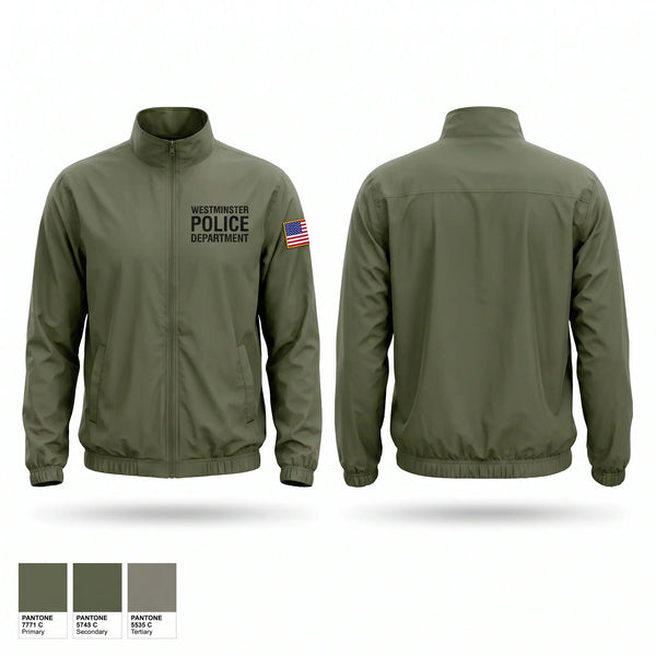 Windbreaker, Westminster Police Department, Police, Teamtime, Team time, sublimation, custom sports apparel, team uniforms, spirit wear, spiritwear, sports uniforms, custom shirts, team store, custom team store, fundraiser sports, apparel fundraiser