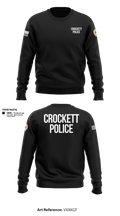 Crockett Police Department 97881074 Crew Neck Sweatshirt - 3