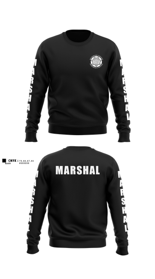 Crew Neck Sweatshirt, Richmond County Marshal's Office, Police, Teamtime, Team time, sublimation, custom sports apparel, team uniforms, spirit wear, spiritwear, sports uniforms, custom shirts, team store, custom team store, fundraiser sports, apparel fundraiser