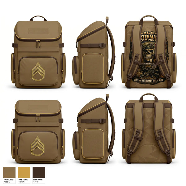Gear Bag, 417th Quartermaster Company, Army, Teamtime, Team time, sublimation, custom sports apparel, team uniforms, spirit wear, spiritwear, sports uniforms, custom shirts, team store, custom team store, fundraiser sports, apparel fundraiser