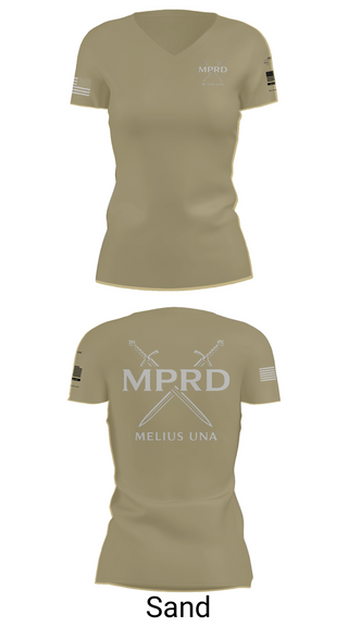 Womens Short Sleeve Vneck Shirt, HRC / MPRD, , Teamtime, Team time, sublimation, custom sports apparel, team uniforms, spirit wear, spiritwear, sports uniforms, custom shirts, team store, custom team store, fundraiser sports, apparel fundraiser