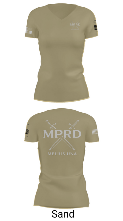 HRC / MPRD 15170555 Women's Short Sleeve V-neck Shirt - 88