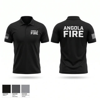 Short Sleeve Performance Polo, Angola Fire, Fire Department, Teamtime, Team time, sublimation, custom sports apparel, team uniforms, spirit wear, spiritwear, sports uniforms, custom shirts, team store, custom team store, fundraiser sports, apparel fundraiser