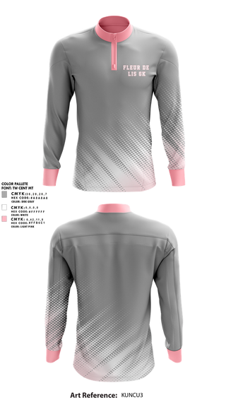 Quarter Zip Jacket, Fleur de Lis GK, Men's Soccer, Teamtime, Team time, sublimation, custom sports apparel, team uniforms, spirit wear, spiritwear, sports uniforms, custom shirts, team store, custom team store, fundraiser sports, apparel fundraiser