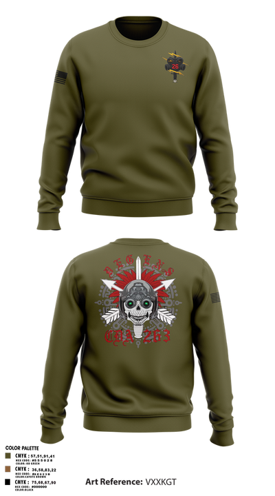 CDA 263 86429652 Crew Neck Sweatshirt - 105