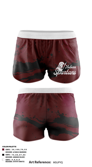 Track Shorts, Auburn Spartans, , Teamtime, Team time, sublimation, custom sports apparel, team uniforms, spirit wear, spiritwear, sports uniforms, custom shirts, team store, custom team store, fundraiser sports, apparel fundraiser