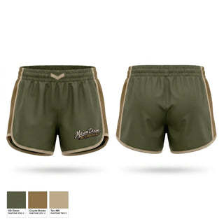Womens Shorts, Mason Dixon Outdoorsmen, Spirit Store, Teamtime, Team time, sublimation, custom sports apparel, team uniforms, spirit wear, spiritwear, sports uniforms, custom shirts, team store, custom team store, fundraiser sports, apparel fundraiser