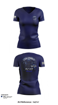 South Carolina Police K9 Association 6197242 Women's Short Sleeve V-neck Shirt - 2