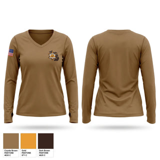 Womens Long Sleeve Vneck Shirt, KEWEENAW COUNTY SHERIFF’S OFFICE, Police, Teamtime, Team time, sublimation, custom sports apparel, team uniforms, spirit wear, spiritwear, sports uniforms, custom shirts, team store, custom team store, fundraiser sports, apparel fundraiser