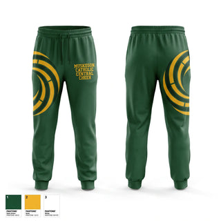 Sweatpants, Muskegon Catholic Central Cheer, Cheer, Teamtime, Team time, sublimation, custom sports apparel, team uniforms, spirit wear, spiritwear, sports uniforms, custom shirts, team store, custom team store, fundraiser sports, apparel fundraiser