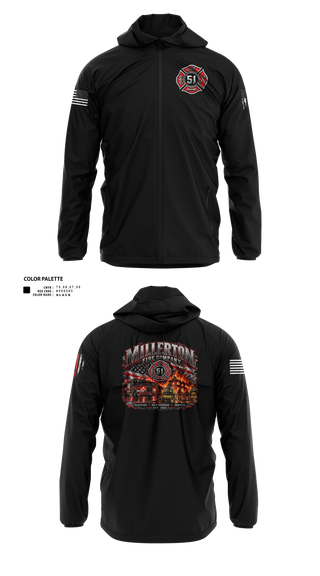 Windbreaker, Millerton Fire Company, Fire Department, Teamtime, Team time, sublimation, custom sports apparel, team uniforms, spirit wear, spiritwear, sports uniforms, custom shirts, team store, custom team store, fundraiser sports, apparel fundraiser