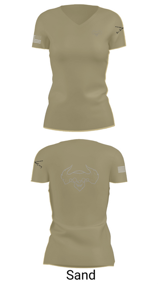 Womens Short Sleeve Vneck Shirt, D-co 1-173 1st PLT, , Teamtime, Team time, sublimation, custom sports apparel, team uniforms, spirit wear, spiritwear, sports uniforms, custom shirts, team store, custom team store, fundraiser sports, apparel fundraiser
