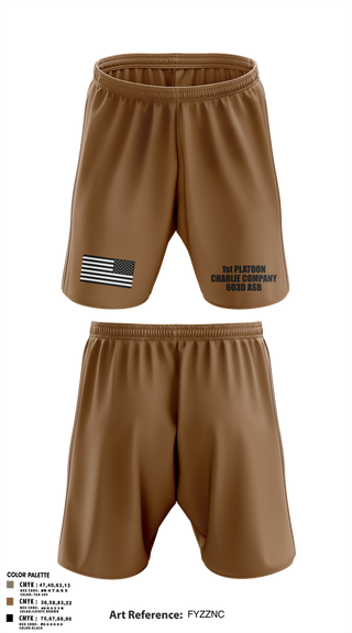 Athletic Shorts With Pockets, CCO 603 ASB 3CAB, Army, Teamtime, Team time, sublimation, custom sports apparel, team uniforms, spirit wear, spiritwear, sports uniforms, custom shirts, team store, custom team store, fundraiser sports, apparel fundraiser