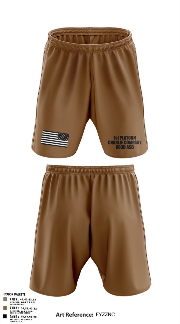 Athletic Shorts With Pockets, CCO 603 ASB 3CAB, Army, Teamtime, Team time, sublimation, custom sports apparel, team uniforms, spirit wear, spiritwear, sports uniforms, custom shirts, team store, custom team store, fundraiser sports, apparel fundraiser