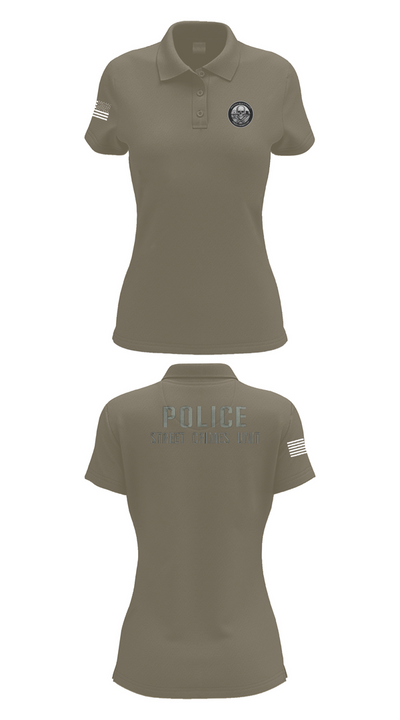 STREET CRIMES 66596550 Women's Short Sleeve Performance Polo  - 71