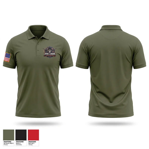 Short Sleeve Performance Polo, Pezina Tactical Solutions, EMS/EMT, Teamtime, Team time, sublimation, custom sports apparel, team uniforms, spirit wear, spiritwear, sports uniforms, custom shirts, team store, custom team store, fundraiser sports, apparel fundraiser