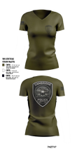 Cambridge Police Drone Unit Women's Short Sleeve V-neck Shirt - 6