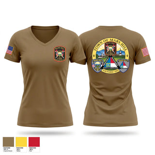 Womens Short Sleeve Vneck Shirt, Mars Hill, Fire Department, Teamtime, Team time, sublimation, custom sports apparel, team uniforms, spirit wear, spiritwear, sports uniforms, custom shirts, team store, custom team store, fundraiser sports, apparel fundraiser