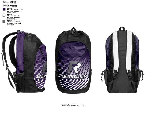 Gear Bag, Fremont Ross Wrestling, Wrestling, Teamtime, Team time, sublimation, custom sports apparel, team uniforms, spirit wear, spiritwear, sports uniforms, custom shirts, team store, custom team store, fundraiser sports, apparel fundraiser