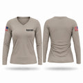 Stevens County Sheriff's Office Women's Long Sleeve V-neck Shirt - 1