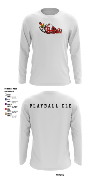 Long Sleeve Performance Shirt, B Buzz Baseball League, Baseball, Teamtime, Team time, sublimation, custom sports apparel, team uniforms, spirit wear, spiritwear, sports uniforms, custom shirts, team store, custom team store, fundraiser sports, apparel fundraiser