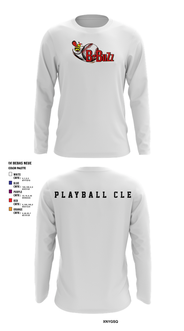 Long Sleeve Performance Shirt, B Buzz Baseball League, Baseball, Teamtime, Team time, sublimation, custom sports apparel, team uniforms, spirit wear, spiritwear, sports uniforms, custom shirts, team store, custom team store, fundraiser sports, apparel fundraiser