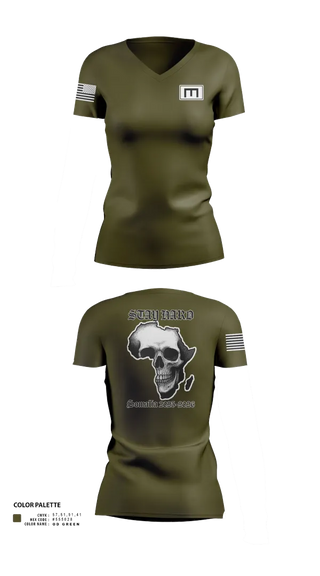 Womens Short Sleeve Vneck Shirt, 180th ESC, Army, Teamtime, Team time, sublimation, custom sports apparel, team uniforms, spirit wear, spiritwear, sports uniforms, custom shirts, team store, custom team store, fundraiser sports, apparel fundraiser