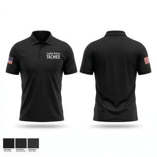 Short Sleeve Performance Polo, Joplin Police TACMED, EMS/EMT, Teamtime, Team time, sublimation, custom sports apparel, team uniforms, spirit wear, spiritwear, sports uniforms, custom shirts, team store, custom team store, fundraiser sports, apparel fundraiser