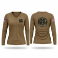 Shakopee Recruiting Station Women's Long Sleeve V-neck Shirt - 1