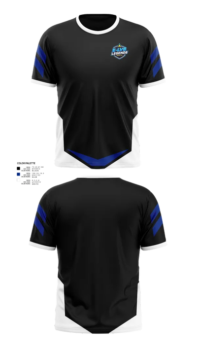 E-LV8 Legends 82104397 Short Sleeve Performance Shirt - 21