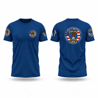 Old School Cotton Feel Shirt, St. Cloud Police K-9, Police, Teamtime, Team time, sublimation, custom sports apparel, team uniforms, spirit wear, spiritwear, sports uniforms, custom shirts, team store, custom team store, fundraiser sports, apparel fundraiser