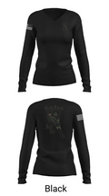 4th plt bad luck 18253345 Women's Long Sleeve V-neck Shirt - 37