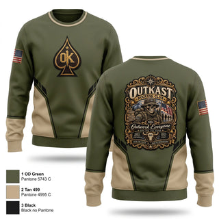 Crew Neck Sweatshirt, OutKast Rucking Club, , Teamtime, Team time, sublimation, custom sports apparel, team uniforms, spirit wear, spiritwear, sports uniforms, custom shirts, team store, custom team store, fundraiser sports, apparel fundraiser