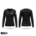 Dexter Police Department Women's Long Sleeve V-neck Shirt - 1