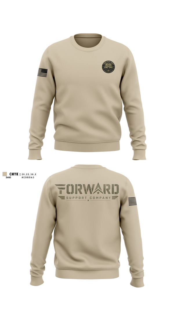 Crew Neck Sweatshirt, 44 IBCT-E-CO 250TH, , Teamtime, Team time, sublimation, custom sports apparel, team uniforms, spirit wear, spiritwear, sports uniforms, custom shirts, team store, custom team store, fundraiser sports, apparel fundraiser