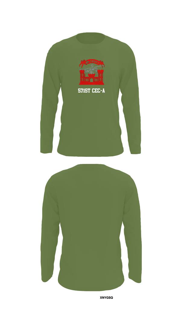 Long Sleeve Performance Shirt, 571st CEC-A, , Teamtime, Team time, sublimation, custom sports apparel, team uniforms, spirit wear, spiritwear, sports uniforms, custom shirts, team store, custom team store, fundraiser sports, apparel fundraiser