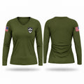 Atec Women's Long Sleeve V-neck Shirt - 1